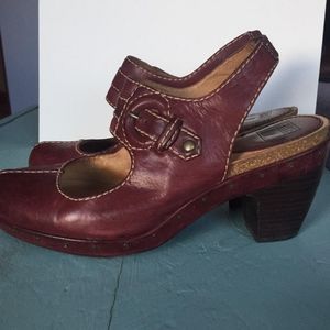 Size 8 Frye oxblood Mary Jane